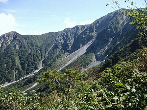 大山　がけ崩れ