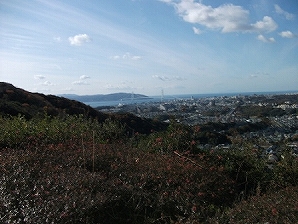 おらが茶屋からの明石大橋