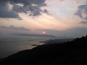 旗振山から明石大橋